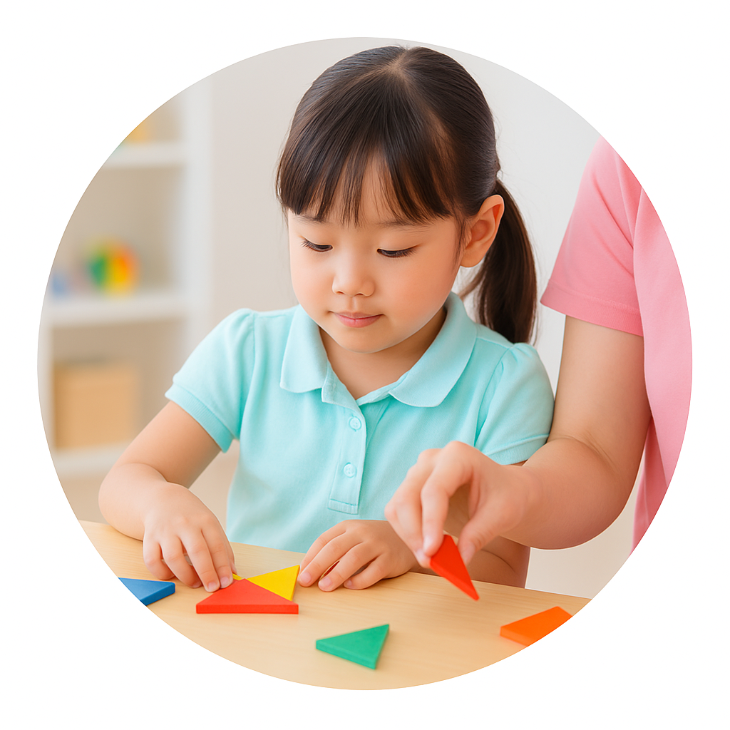 子どもが療育を受ける様子