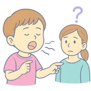 発音が不明瞭な子ども